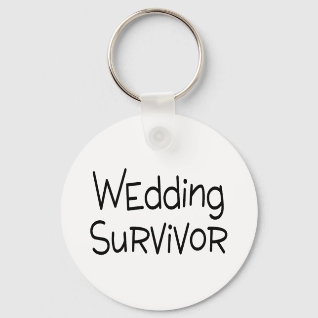 Llavero Wedding Survivor (Anverso)