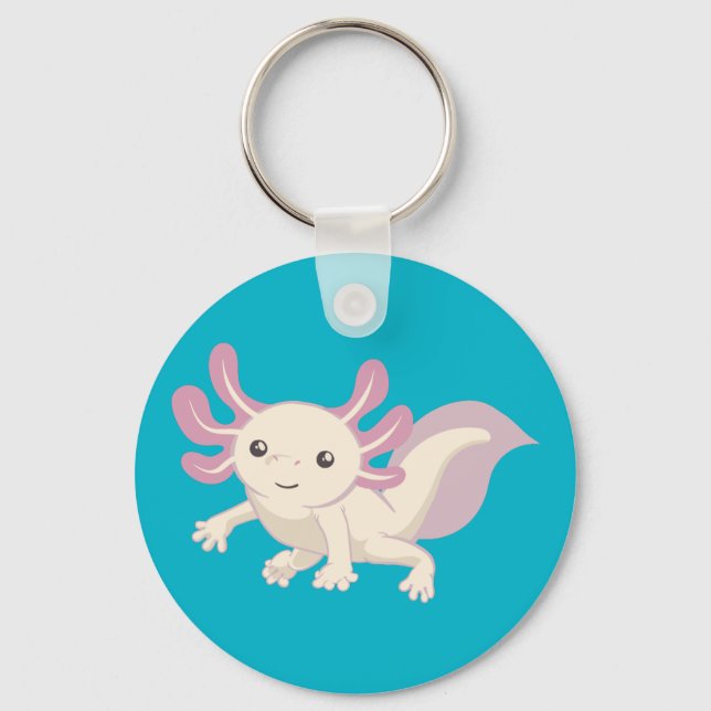 Llavero Wee Adorable Axolotl (Anverso)