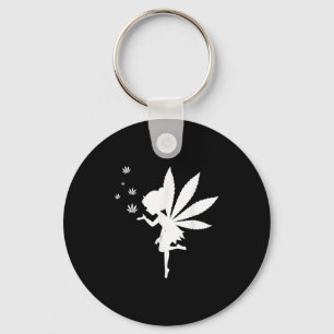 Llavero Weed Fairy Fantasy Leaf Stoner Pot Smoker