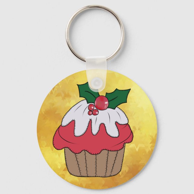 Llavero Weihnachtsmuffin Schlüsselanhänger (Anverso)