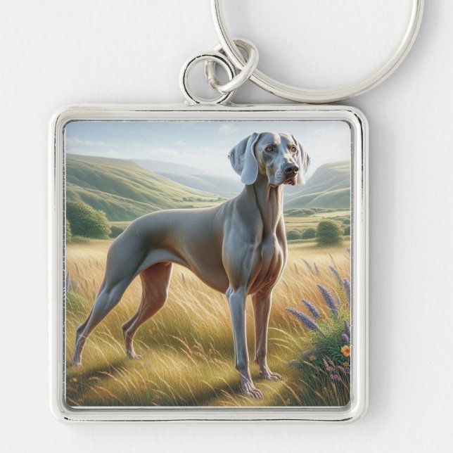 Llavero Weimaraner (Frente)