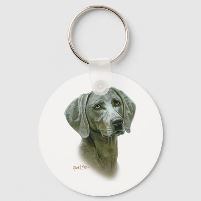 Llavero Weimaraner (Anverso)