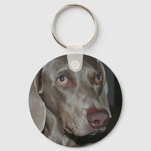 Llavero Weimaraner Dog Keychain (Anverso)