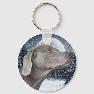 Llavero Weimaraner Keychain