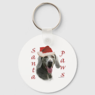 Llavero Weimaraner Santa Paws