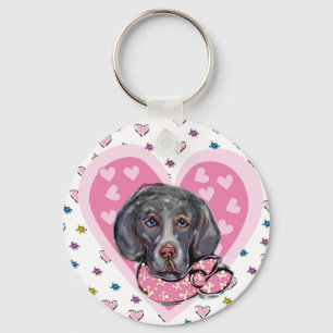 Llavero Weimaraner Valentine