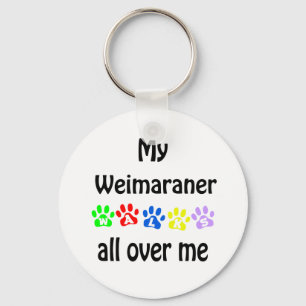 Llavero Weimaraner Walks Design