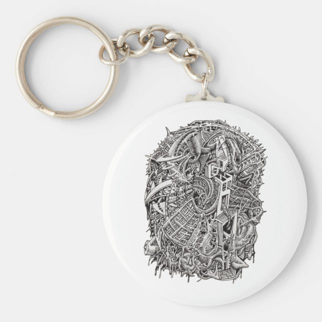 Llavero Weirdhead por Brian Benson (Frente)