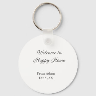 Llavero Welcome to home real estate house inauguration est