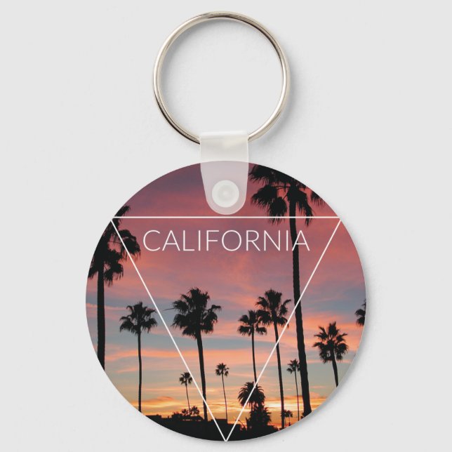Llavero Wellcoda California Palm Beach Sun Spring (Anverso)