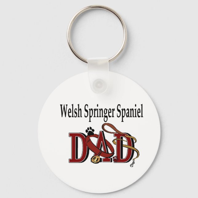 Llavero Welsh Springer Spaniel Dad Gifts (Anverso)