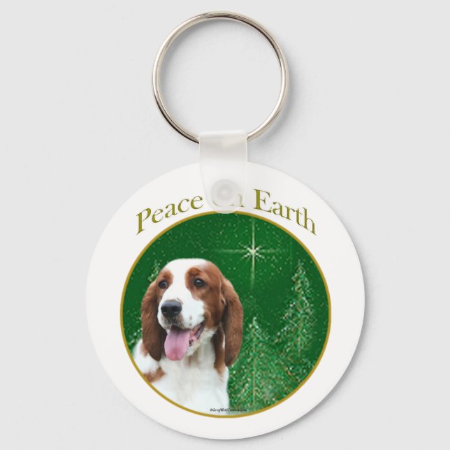 Llavero Welsh Springer Spaniel Peace (Anverso)