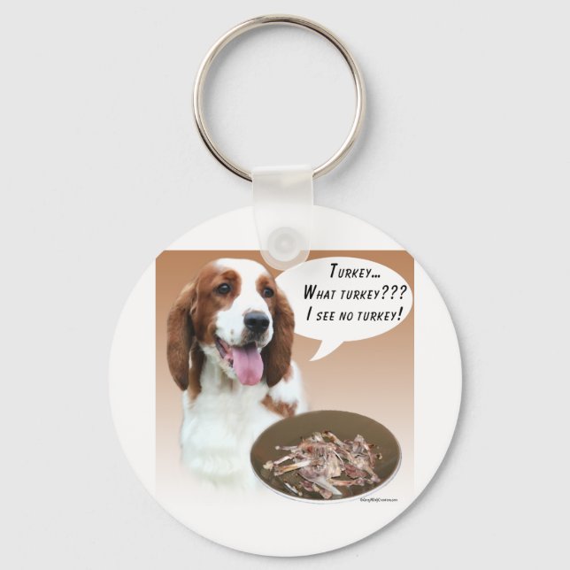 Llavero Welsh Springer Spaniel Turkey (Anverso)