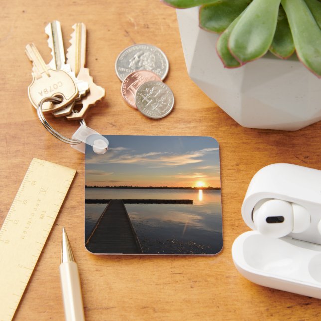 Llavero Wendouree Twilight Tranquilidad Anillo de claves (Escritorio )