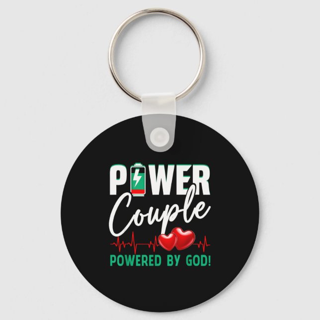 Llavero Wer Couple Wered-by God Christian Couples Valentin (Anverso)