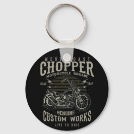 Llavero West Coast Chopper Motorcycle Garage en vivo