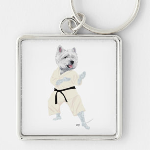 Llavero ¡West Highland Terrier KARATE!