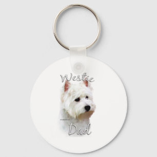 Llavero West Highland White Terrier Dad