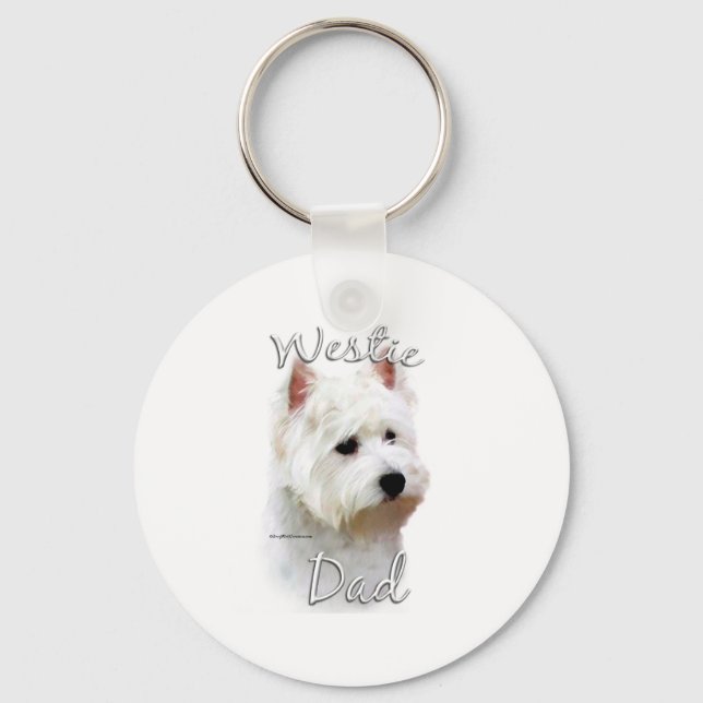 Llavero West Highland White Terrier Dad (Anverso)