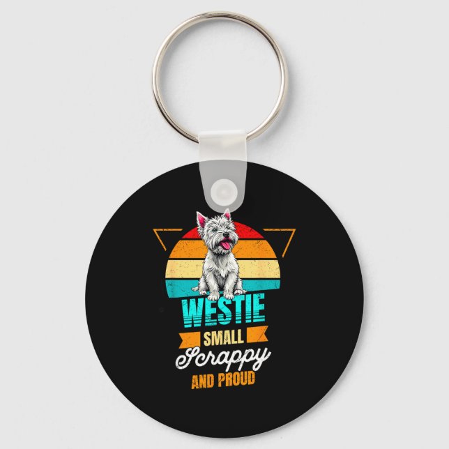 Llavero West Highland White Terrier Lover Funny Westie Dog (Anverso)