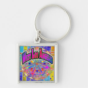 Llavero West Los Angeles Cosmic Unity Keychain