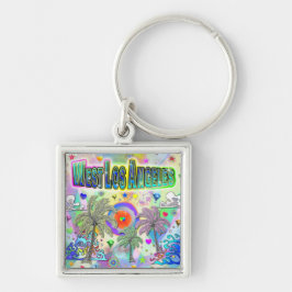 Llavero West Los Angeles Deep Dream Keychain