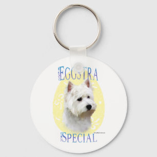 Llavero Westie Eggstra Especial Keychain