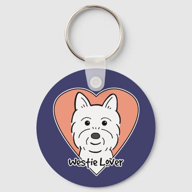Llavero Westie Lover (Anverso)