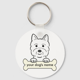 Llavero Westie personalizado