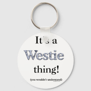Llavero Westie Thing