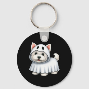 Llavero Westig Dog Halloween disfraz fantasma del territor