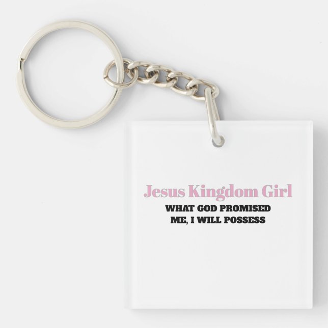 LLAVERO WHAT GOD PROMISED ME, I WILL POSSESS (Frente)