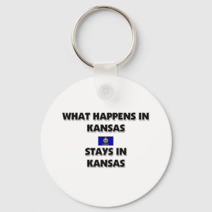 Llavero What Happens In KANSAS Stays There