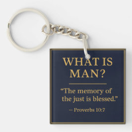 Llavero WHAT IS MAN – Bro Scott Memorial Acrylic Keychain