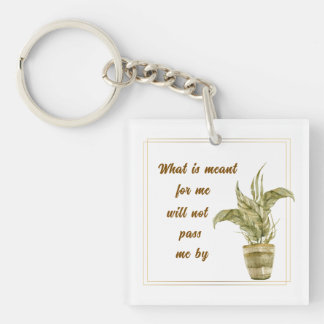 Llavero What is Meant for Me Keychain