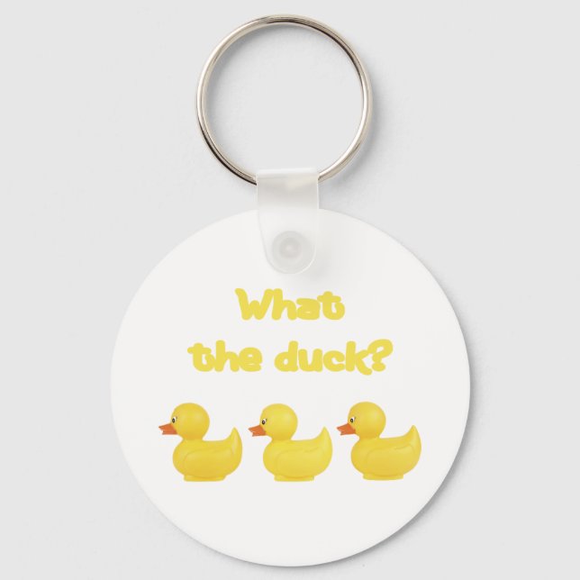 Llavero What the Duck? (Anverso)