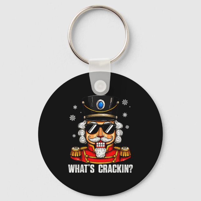 Llavero Whats Crackin Funny Nutcracker Pjs Christmas Xmas  (Anverso)