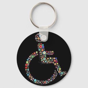 Llavero wheelchair_funky_zazzle.jpeg