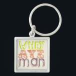 Llavero Whey Aye Man Keyring Geordie Gifts<br><div class="desc">Fabuloso Hombre De Ajo De Pelo Geordie Regala Keyring. Diseño original de Jo Burrows alias Bykerlass. Diseñador y creador de Geordie gifts,  Geordie Cards y Geordie Mugs para www wotmalike co uk ¡Tengan el original y el mejor no aceptan las imitaciones!</div>