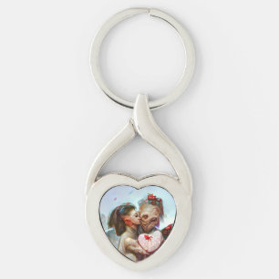 Llavero Whimsical Alien Romance