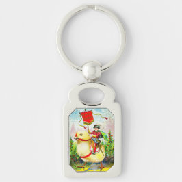 Llavero Whimsical Easter Greetings: Sobre el polluelo giga