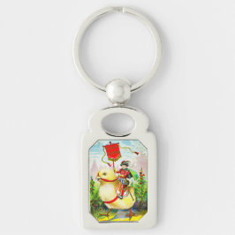 Llavero Whimsical Easter Greetings: Sobre el polluelo giga