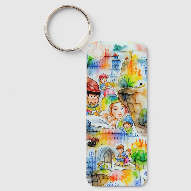 Llavero Whimsical Fairy Tale Ilustracion (Anverso)