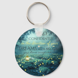 Llavero Whimsical Inspirando Dreams Cita