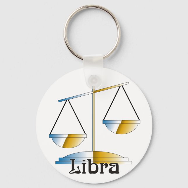 Llavero Whimsical Libra Keychain (Anverso)