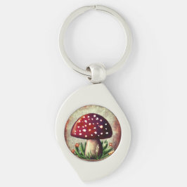 Llavero Whimsical Mushroom & Fungi Motif – Nature-Inspired