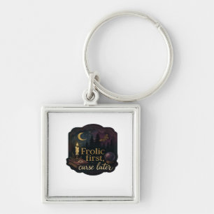 Llavero Whimsigoo Fantasía Bosques Místicos, Luna y Mágica