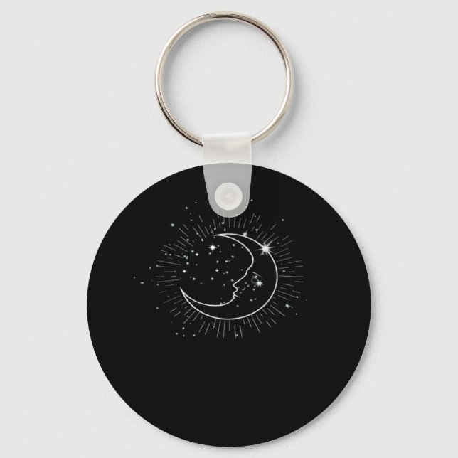 Llavero Whimsigoth Starry Night Moon WitchClassic (Anverso)
