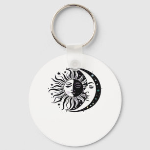 Llavero Whimsigoth Watercolor Sun Moon WitchClassic