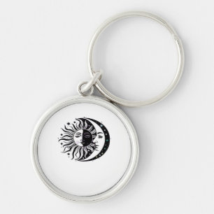 Llavero Whimsigoth Watercolor Sun Moon WitchClassic